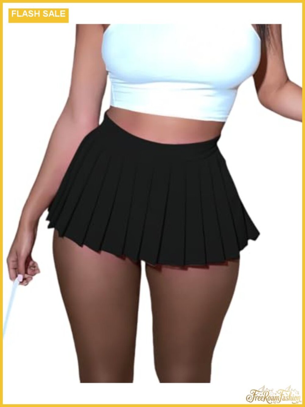 Womens Mini Pleated Skirt Stretchy A-Line Skort Cargo Tennis Y2K